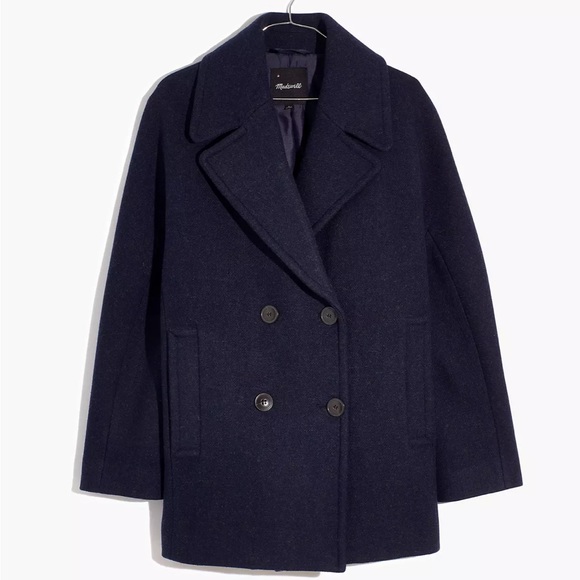 Madewell Carville Oversized Peacoat in Insuluxe Fabric - Picture 5 of 5